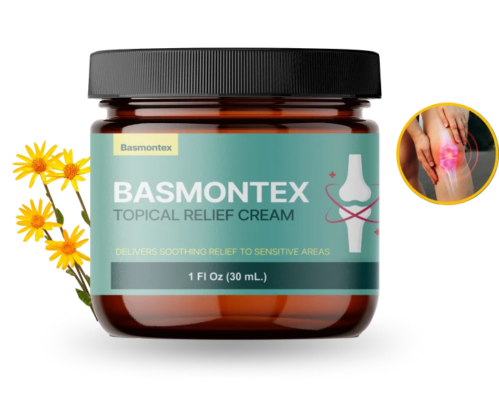 Person applying cream to their knee